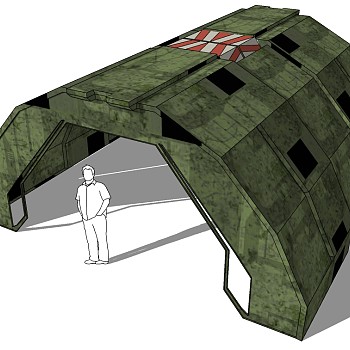 露营野炊帐篷SketchUp草图模型下载 (78)