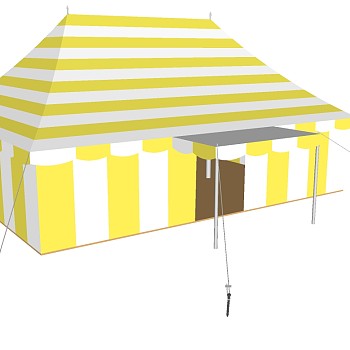 露营野炊帐篷SketchUp草图模型下载 (77)