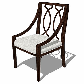 美式欧式美克美家椅子餐椅休闲椅 (2)