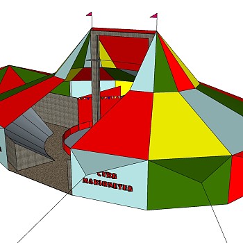 露营野炊帐篷SketchUp草图模型下载 (72)