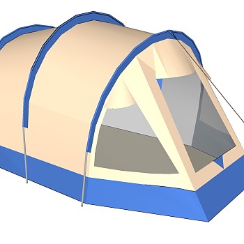 露营野炊帐篷SketchUp草图模型下载 (71)