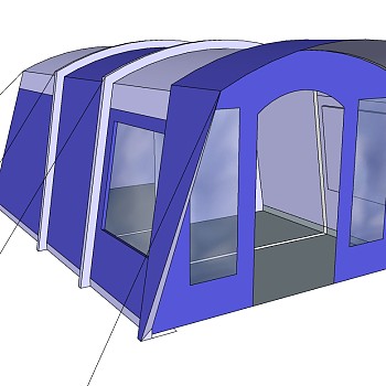 露营野炊帐篷SketchUp草图模型下载 (63)