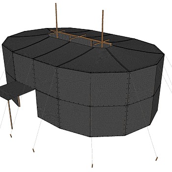 露营野炊帐篷SketchUp草图模型下载 (57)