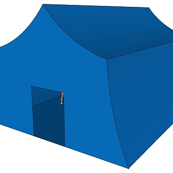 露营野炊帐篷SketchUp草图模型下载 (49)