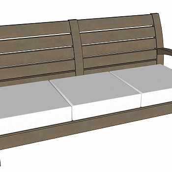 户外木制休闲沙发01 (1)
