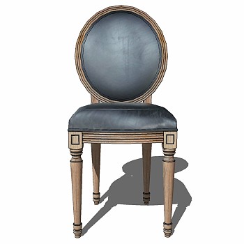 美式欧式法式单椅子餐椅 (1)