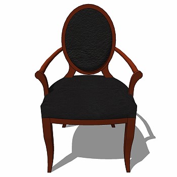 美式欧式法式单椅子餐椅 (3)