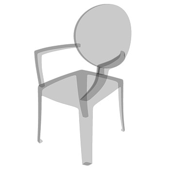 26欧式现代单人椅子sketchup草图模型下载