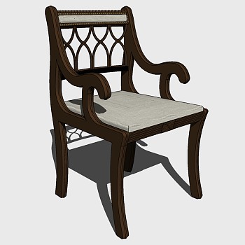 欧式美式法式椅子单椅子 (4)