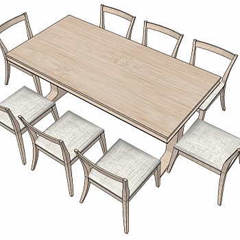 北欧现代餐桌椅椅子组合 (10)