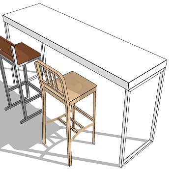 现代办公桌 (3)