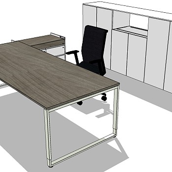 现代办公桌经理办公桌老板台班台 椅子 a (4)