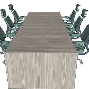 现代办公家具会议室会议桌椅子 (9)