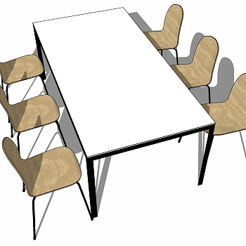 现代办公家具会议室会议桌椅子 (37)