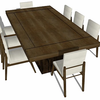 现代办公家具会议室桌椅子 (3)