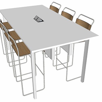 现代办公家具会议室会议桌椅子 (38)