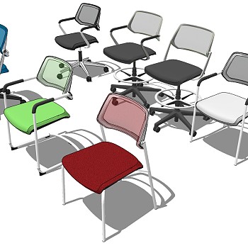 现代办公椅子培训教室椅子