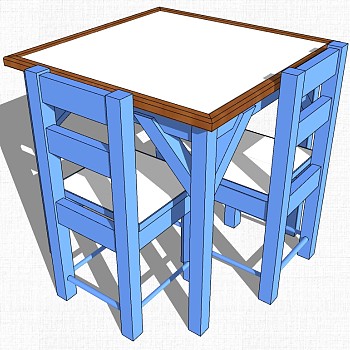 幼儿园家具儿童书桌椅子教室桌椅 (18)