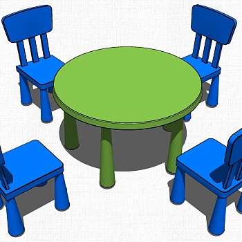 幼儿园家具儿童书桌椅子教室桌椅 (12)