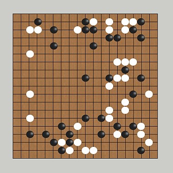 (66)围棋棋子sketchup草图模型下载