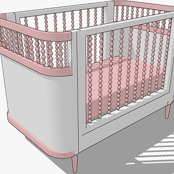 欧式儿童床婴儿床摇篮 (20)