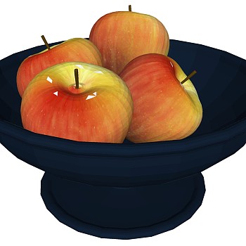 水果 苹果陶瓷果盘