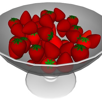 水果 草莓陶瓷果盘碗