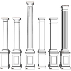 欧式法式罗马柱柱子 (2)