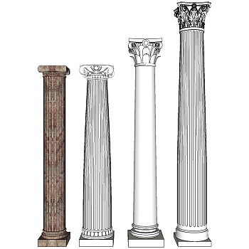 欧式法式罗马柱柱子 (22)