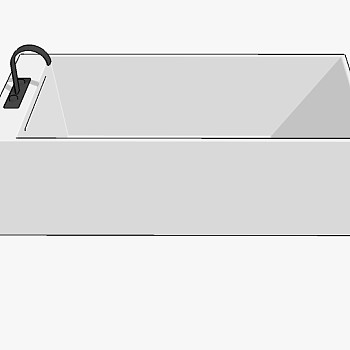 现代卫浴浴缸sketchup草图模型下载 (23)