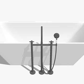 现代卫浴浴缸sketchup草图模型下载 (13)