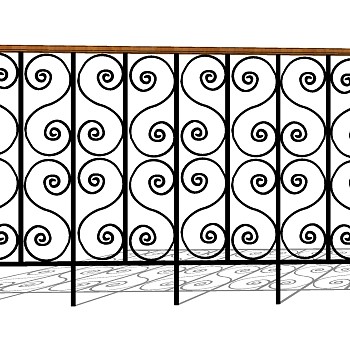 欧式铁艺栏杆护栏扶手 (98)