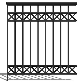 欧式铁艺栏杆护栏扶手 (103)