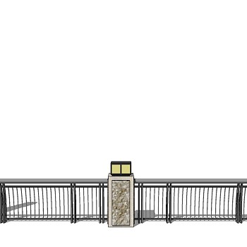 欧式铁艺栏杆护栏扶手 (115)