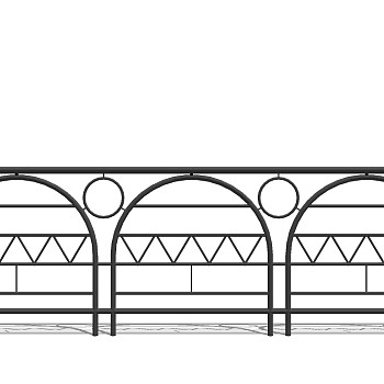 欧式铁艺栏杆护栏扶手 (116)