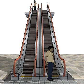 商场滚梯自动扶梯电梯 (9)