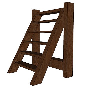 现代木制楼梯 (6)