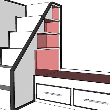 现代木制楼梯 (7)