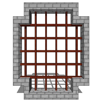 中式景窗花窗花格  (20)