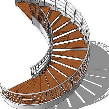现代旋转楼梯 (9)