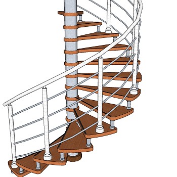现代旋转楼梯 (8)