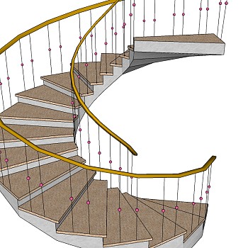 现代旋转楼梯 (7)