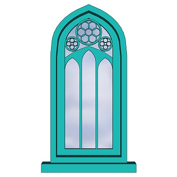 伊斯兰新疆阿拉伯建筑窗户门窗su草图模型下载 (3)