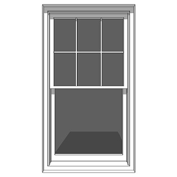 现代建筑阳台窗户su草图模型下载 (22)