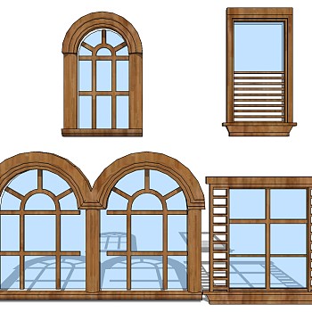 欧式建筑别墅窗窗户 (19)