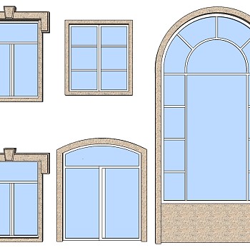 欧式建筑别墅窗窗户 (17)