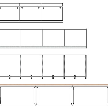 现代玻璃栏杆扶手护栏 (11)