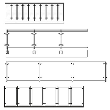 现代玻璃栏杆扶手护栏 (10)