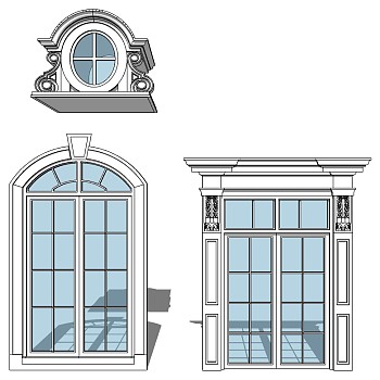 欧式建筑别墅窗 (54)