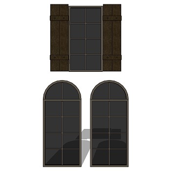 欧式建筑别墅窗 (49)